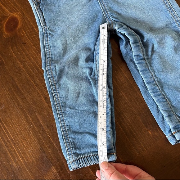 OshKosh Girl Denim Overalls. Size 24 months. - Picture 11 of 13